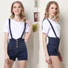 Frauen Jeans Frauen Sommer kurzer Denim Bib Overalls Shorts Qualiten -Jumpsuit