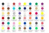 OPHIR Airbrush Acrylic Paint for Nail Art DIY Model Shoes Leather Water Based 48 Colors Choose TA005 240509