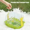 Other Bird Supplies Carrier Bag Standing Parrot Portable Transport Lovebirds Double Shoulder For Outgoing Travel Cage Stick