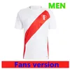 2024 2025 S-4xl Maglie da calcio Perù a casa Away Pizarro Falfan Guerrero Flores Flores Fans Fal