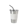 Canecas Isolada com copo com canção isolada 474ml de garrafa de água copo para bebidas de café com gelo de viagem para viagem