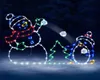 Рождественские украшения весело анимированное снежное место в бою активная световая каркавая декор. Декор для отдыха на открытом воздухе Снег Снежный светящийся Decora4542400