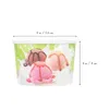 Tasses jetables Paires Ice Cream First Fournitures de tasse en papier bols en papier Poudding pour magasin