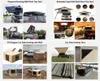 Tents And Shelters Hydraulic Automatic SUV SPV Trailer Pickup Truck Out Door Camping Aluminum Alloy Hard Shell Side Open Up Car Mounted