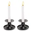 Bandlers 2pcs Tired Fer Christmas Candlestick Dining Table Table Decoration Home Ornaments Cup Tray Tray Party Decor