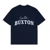 Patch slogan classique brodé Cole Buxton T-shirt Men Femmes 1 1 Qualité Royal Blue Brown Blanc Blanc CB TEE TOP TAG TAG 240429