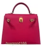 Top Ladies Designer Akeilly Bag 28 Rose Extreme Pink Epsom Leather Gold Hardware Bag