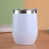 Bouteilles d'eau tasse de coquille d'oeuf portable avec couvercle de grande capacité café multifonctionnel pour femmes hommes utilise quotidiennement