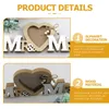 Frames Wedding PO Frame Set Gifts Picture Afficher Crafts Decoration Engagement en bois