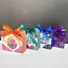 Enveloppe cadeau 10pcs Eid Mubarak Paper Emballage Paper Box Middle East Holiday Candy Colorful Al Adha Goodie Supply