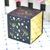 Embrulho de presente hanukkah caixa de favor caixa personalizada oito luzes chocolate para o festival judaico