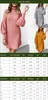 Automne et hiver mode Street Street Round Round Coulle Loose Design Design Lantern Long Manche Bodycon Chic Bodycon AST9215