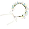 Bandanas Floral Crown Tiara Flower Crowns for Women Hair Decorations Wedding Band Girl Headpieces Bands