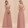 新しい到着ピンクの花嫁介添人ドレス2020スパゲッティストラップキャンディカラーマーメイドドレスウェディングパーティードレスベスティドスデフィエスタCPS1365 283r