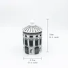 Plates Export Nordic Neoclassical Black And White Architectural Art Ceramic Storage Jar With Lid Candle Holder