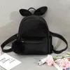 Sacs d'école Mini Mini Sac à dos Mode en velours côtelé solide Small Simple Casual Feme's Schoolbag Femme Migne Bow Bow Bowpack Pack for Girls