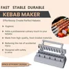 Tools Plastic Manual Kabob Maker BBQ Skewer Make ROutdoor Cooking Picnic Kitchen Accessories