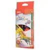 Lápis Deli Lápis de cor de dupla de cabeça dupla 12/24 Lápis colorida para crianças pinturas de pintura de arte esboço de pintura de pintura de material d240510