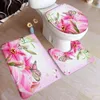 Baigniers de bain fleurs rustiques ensemble