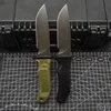 High End Survival Straight Knife DC53 Stone Wash Drop Point Blade Full Tang G10 Handle Fixed Blade Hunting Knives With Kydex