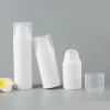 5 ml/10 ml/15 ml bianco vuoto vuoto in plastica in plastica in plastica bottiglie di crema per le dimensioni del contenitore Dimensione della crema da viaggio Pompa contenitore