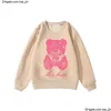 Abbigliamento rosa baby bear orso designer di felpa con cappuccio per bambini ragazzi abiti da maniche lunghe per bambini con cappuccio per bambini felpa da ragazzo cyd24010309-6