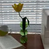 Вазы Цветочная ваза для домашнего декора стеклян
