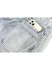 Jeans feminino estilo americano lavado branqueado coquette jeans shorts femininos casuais envoltórios sexy hip high walnts calças gyaru tendência