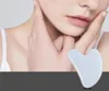 ホワイトグアシャマッサージ顔面と体の皮膚スパの顔を削るための本物の自然なジェイドストーンハートシェイプは、血液循環を持ち上げます9166134