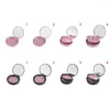 Storage Bottles 1 Pcs Fashion Round Lash Packaging Box Boxes With Mirror 8-20mm Mink Eyelashes Empty Makeup Beauty