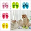 Un paio di carini scarpe da gatto sandali non slip scarpe da cane estate foro comodi accessori traspiranti 240428