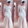 Real Image Plus Size Mermaid Wedding Dress One Shoulder Ruffles Appliqued Lace Bridal Dresses Custom Made Gorgeous SweepTrain Robes De 246s