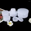 Garrafas de armazenamento 10pcs 5g-100g jóias de plástico branco caixa