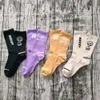 Men's Socks Spring New Nerdy Alien Explosive Head Alien Spaceship Mid Tube Casual Couple Ins Trendy Socks Can Be Worn Vxfs