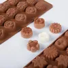 Bakning mögel choklad silikon mögel 15 typer våffla fondant konditorie godis bar bokstäver mögel kakeläge dekoration kök