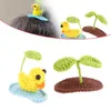 Party Favor 1PC Tricoter des germes de haricot mignons canard Crochet Clip Clip Animal MAINMATED PRINCESS Girls Hairpins For Birthday Gift