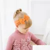 Hair Accessories 3 Pcs/Set Print Baby Headband Bows Flower Born Girl Headbands Elastic Kids Turban Band Drop Delivery Maternity Dhpsb