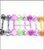 Tongue Anneaux Bijoux Bijoux 100pcs Piercing Ring Harbells Mélandage Mélange Nice Couleurs Cadeau de Noël Bote09512851