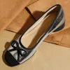 Zapatos casuales de cuero para mujeres Gold Silver Mix Color Patchwork Slip-On Ballet Flats suave cómodo