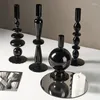 Candele Cancile Creative Retro Black Glass Toldom Home Soggio