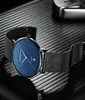 2020 Crrju New Fashion Men039S Ultra Thin Quartz Watches Men lyxvarumärke Business Clock rostfritt stål Mesh Band Waterproof W2396511