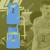 Custom Nay Mens Youth / Kids Tyler Herro 2 Playground Elite AAU Blue Basketball Basketball avec Patch Top Centred S-6XL