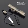 Tactical Surefir M600 M600C Taschenlampe Scout Lampe mit Fernschalter M600C Weiße LED -Lichtjagdzubehör