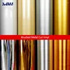 Window Stickers BHUNITY 4ft 164ft Waterproof Glossy/Matte PET Self Adhesive Metallic Brushed Gold Cutting