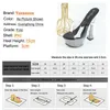 Super High Heels 15 cm sexy PVC Summer Clear Pantoffeln Frauen Kristall Sohle Sandalen transparente Plattform Laufstegshow Schuhe heiß verkaufen