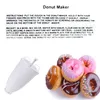 Herramientas portátiles de Herramientas de hornear de bricolaje de Donut Molde Manual Manual de Waffle Dispenser Donut Machine Easy Fast 240509