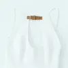 Robes décontractées lister blanc mini-robe femme découpée sans manches arrière sans épaule sexy short pour les femmes été