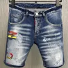 Designer Herren Shorts Denim Jeans kurze Hosen Blau und schwarzer Multi -Size -Hose Kleidung FZ2405112
