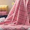 Towel 130 63cm Plaid Bath Towels Cotton Face Fiber Natural Eco-friendly Embroidered Hand