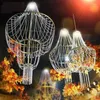 Decorazione per feste Golden Led Crystal Hanging Lampada Casa Soggio